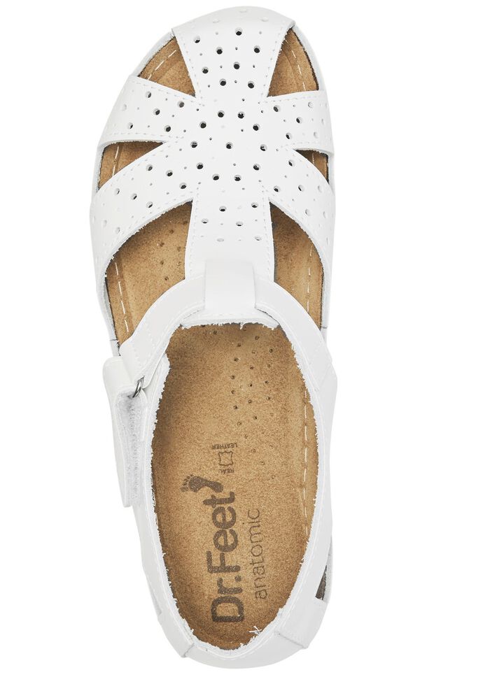 ELENA EDEN, klassische Damen-Sandalen, Weite H, mit Klettverschluss 