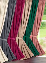 Verdunkelungsschal in edler Samtoptik 