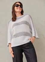 Pullover mit edlen Glitzerakzenten 