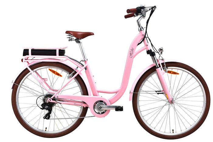City-E-Bike mit Tiefeinstieg 