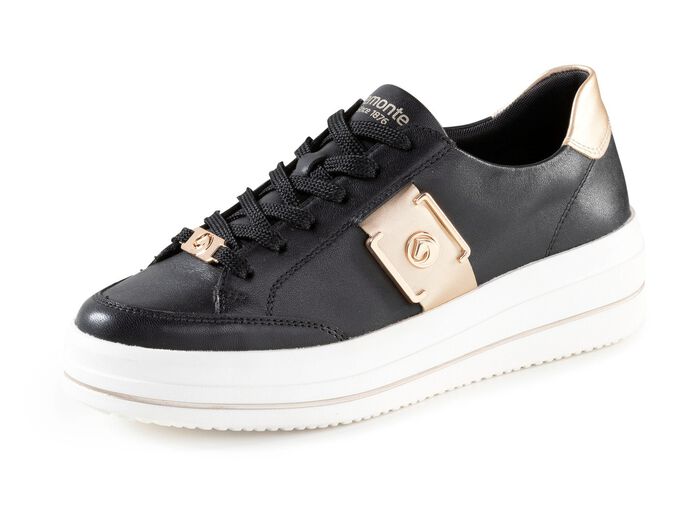 Remonte Sneaker mit Metallic-Bes&auml;tzen 