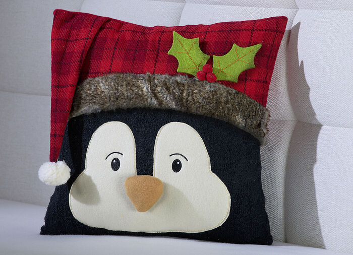 Kissenbezug Weihnachtspinguin 