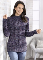 Pullover in aufwendiger Melange-Optik MARINE-MULTICOLOR