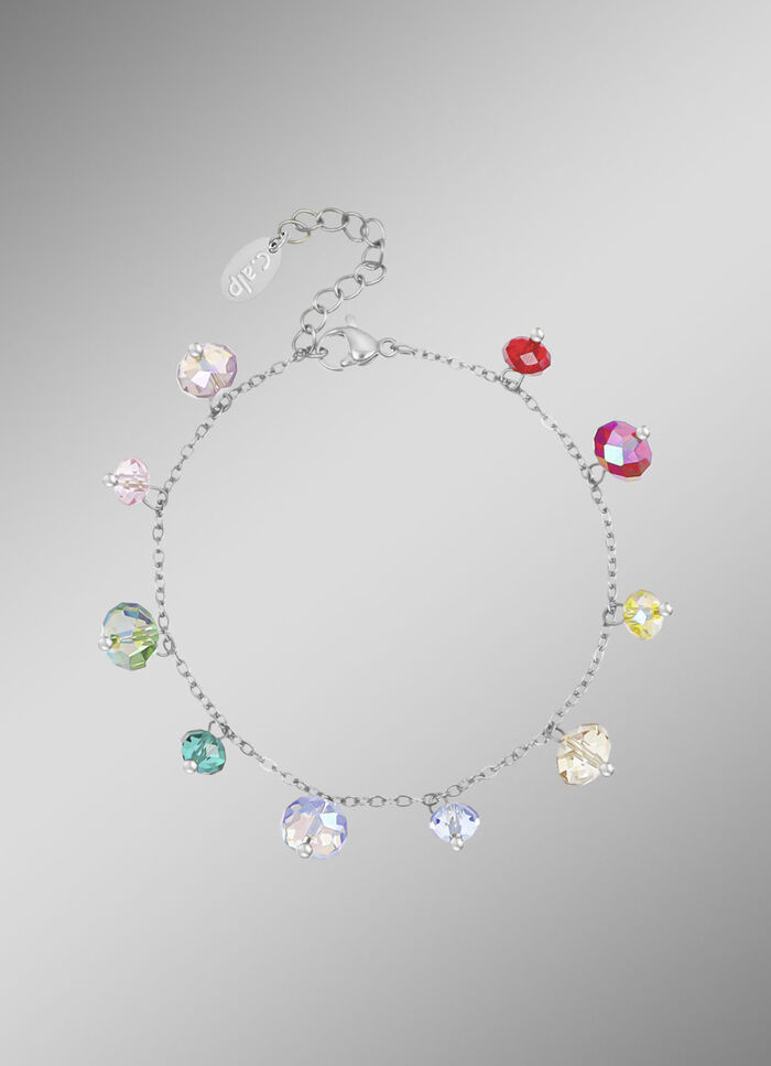 Armband mit bunten Swarovski®-Kristallen 