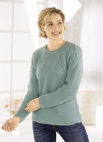 Pullover in Perlfang SALBEI