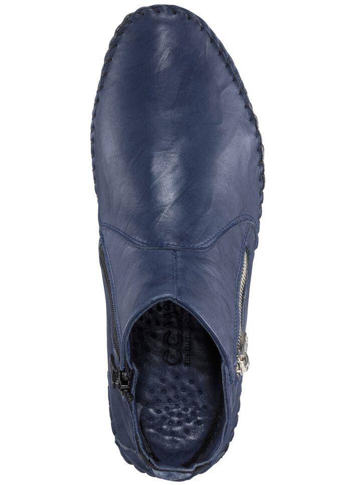 Gemini, bequeme Damen-Stiefeletten, Weite G, mit herausnehmbarem Fu&szlig;bett BLAU