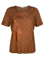 Shirt mit Netzeins&auml;tzen 