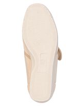 Bequeme Damen-Klettschuhe, aus angenehm gepolstertem Textilmaterial BEIGE