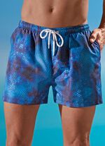 Badeshorts allover dessiniert, Microfaser 