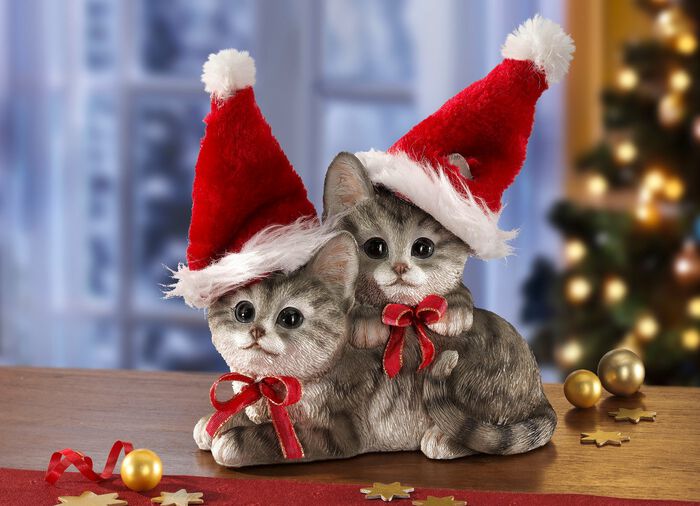 Weihnachtsk&auml;tzchen aus Polyresin 