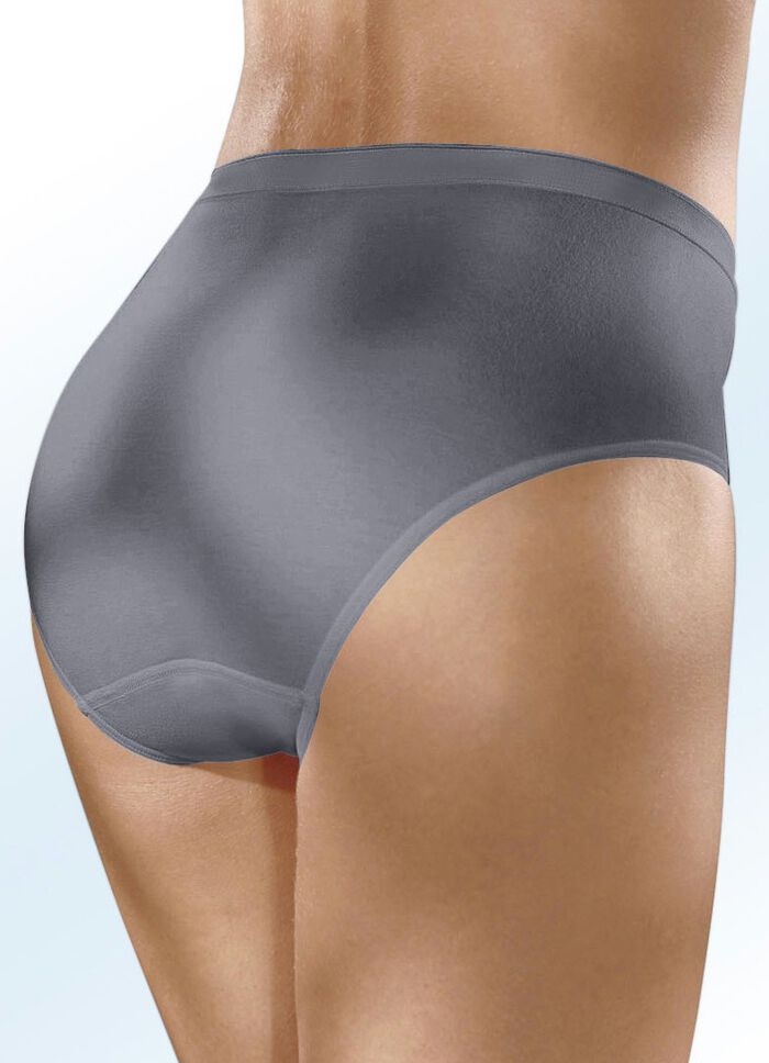 Speidel Viererpack Slips ohne Seitennähte GRAFIT