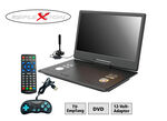 Reflexion DVD 1424 portabler DVD-Spieler mit TV und Spielen 