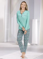 Zweierpack Schlafanz&uuml;ge, Kurz- und Langarm mit Knopfleiste  