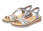 Rieker, modische Damen-Sandalen, mit Gummizug 