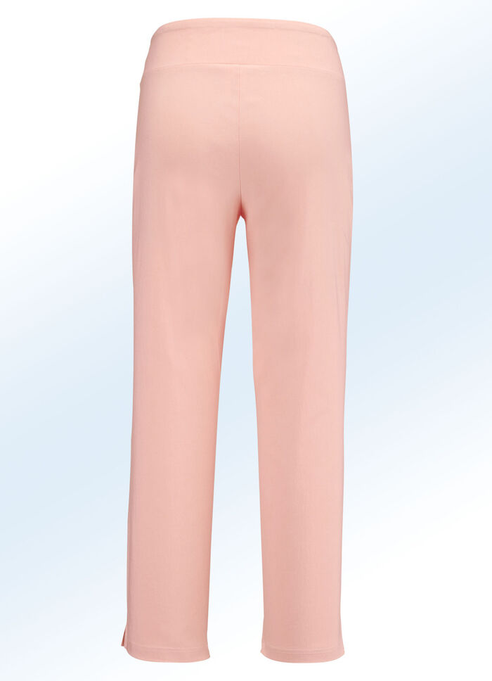Hose in 7/8-Länge mit höherem Formbund in 7 Farben APRICOT