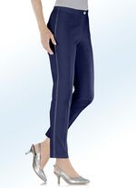 Hose mit effektvollem Zierband MARINE