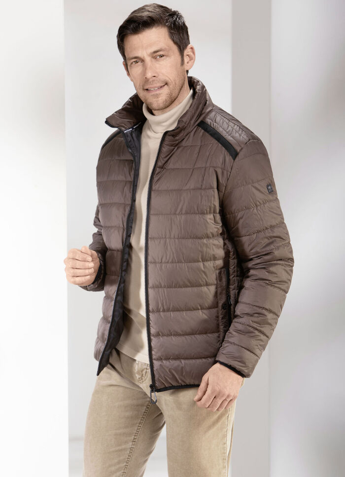 Steppblouson in 2 Farben TABAKBRAUN