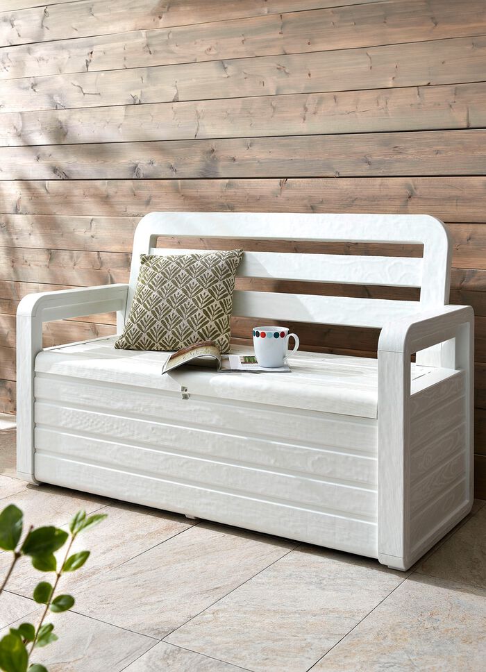 Truhenbank in toller Holz-Optik 