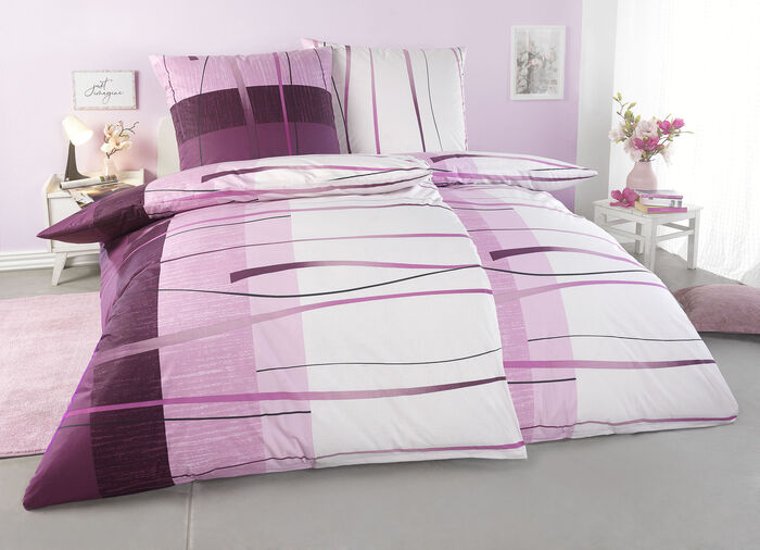 Bettwäsche-Garnitur mit Reißverschluss BEERE