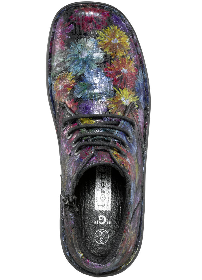 ELENA EDEN, schicke Damen-Boots, Weite G, mit herausnehmbarem Fußbett MULTICOLOR