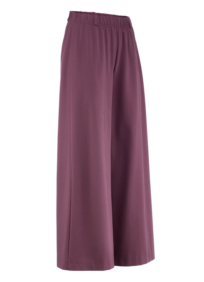 Hose in aktueller Palazzo-Form BORDEAUX