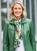 Schal mit Fantasiedessin 