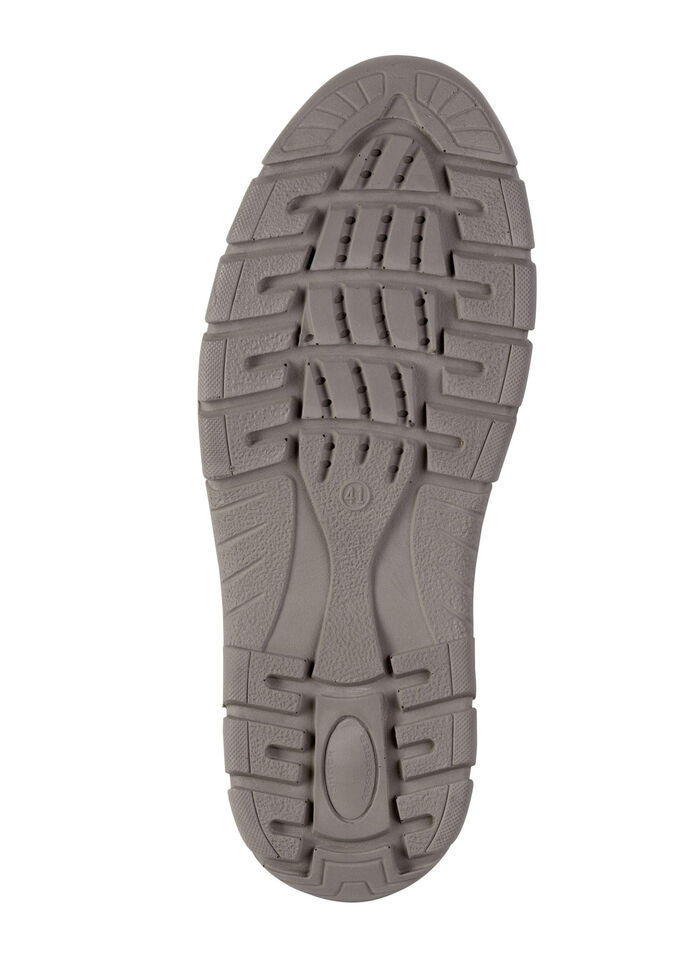 Slipper aus Rind-Nappa- und Veloursleder TABAK-COGNAC