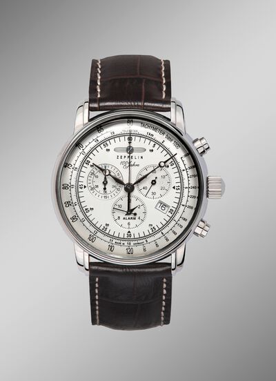 Chronograph mit Lederband 