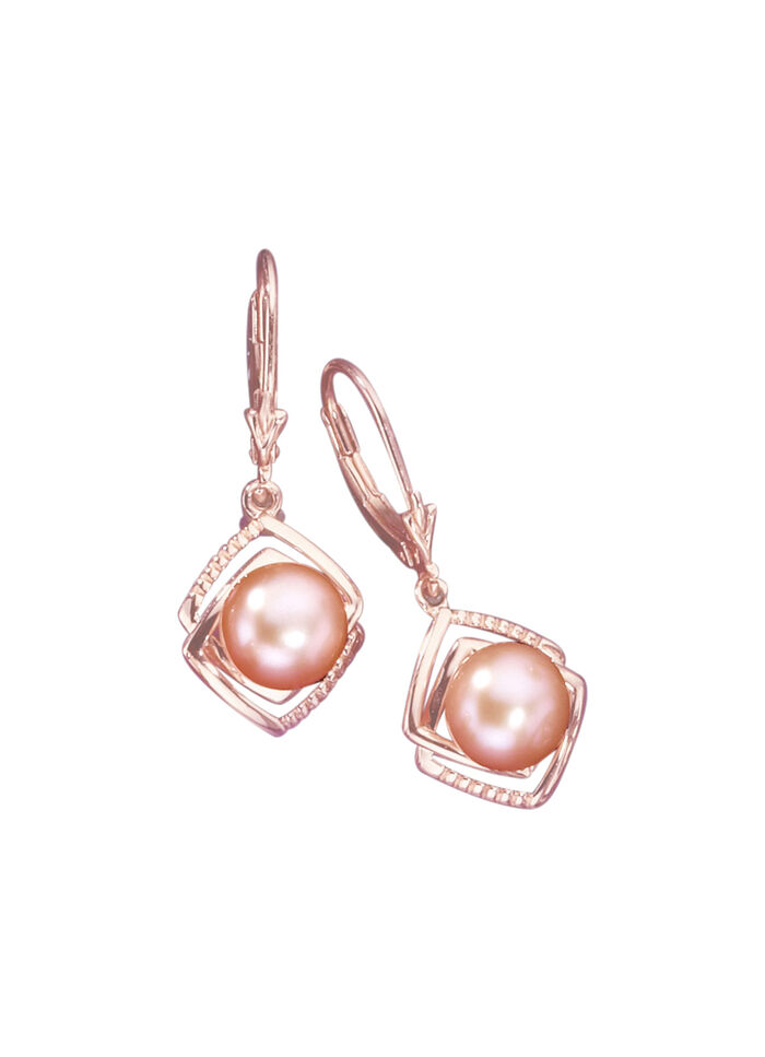 Ohrringe mit S&uuml;&szlig;wasser-Zuchtperle 