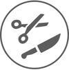 BADERde_DE1Logo_SchereMesser