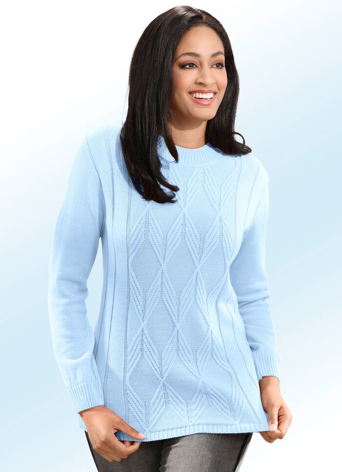 Pullover mit Strukturmix 