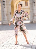 Kleid mit Bindeg&uuml;rtel 