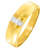 Toller Damenring in Bicolor mit Diamant 