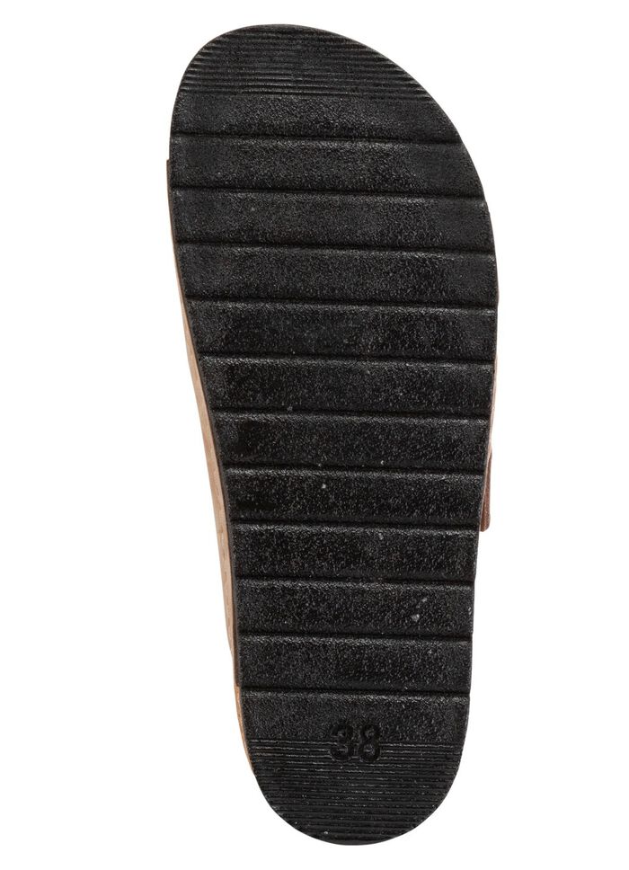 ELENA EDEN Pantolette aus Nubukleder SAND