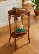 Beistelltisch mit oder ohne Intarsien 