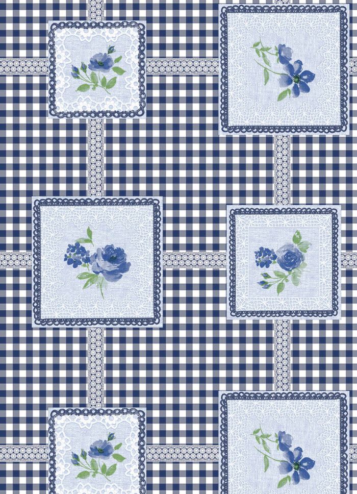 Pflegeleichte Wachstuch-Tischdecke 