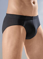 Schiesser, Dreierpack Slips mit Dehnbund SCHWARZ