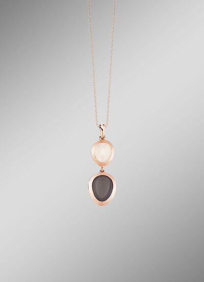 Zauber des Mondes &ndash; Anh&auml;nger mit echtem Mondstein 