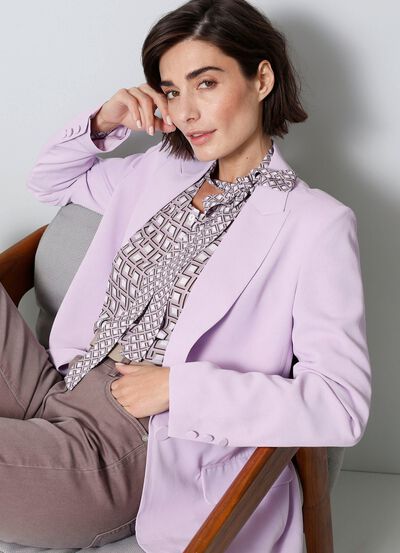 Blazer mit Knopfleiste 