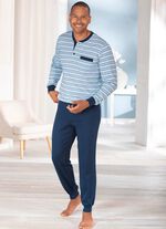 Set: Schlafanzug + Shorty mit Knopfleiste 