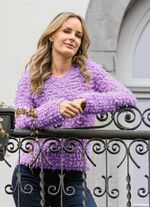 Pullover mit Effektgarn 