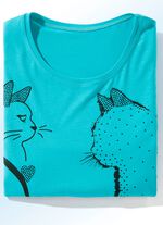 Shirt mit Kontrast-Druck in 2 Farben 