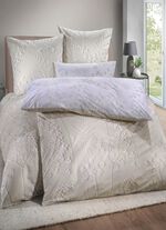 Wendebettw&auml;sche-Garnitur aus 100% Baumwolle BEIGE