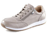 Andrea Conti Schnür-Sneaker  aus weichem Nappaleder BEIGE