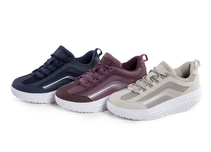 Aerosoft-Walker-Schn&uuml;rschuhe mit auswechselbarer Weichschaum-Einlegesohle MARINE