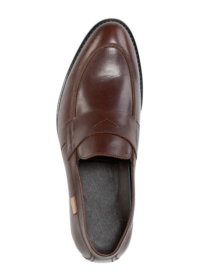 GINO GALANTE, elegante Herren-Slipper, mit herausnehmbarem Fußbett BRAUN