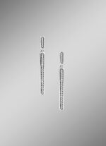 Schicke Ohrstecker mit 54 Diamanten 