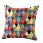 Farbenfrohe Kissenbez&uuml;ge mit Rei&szlig;verschluss 