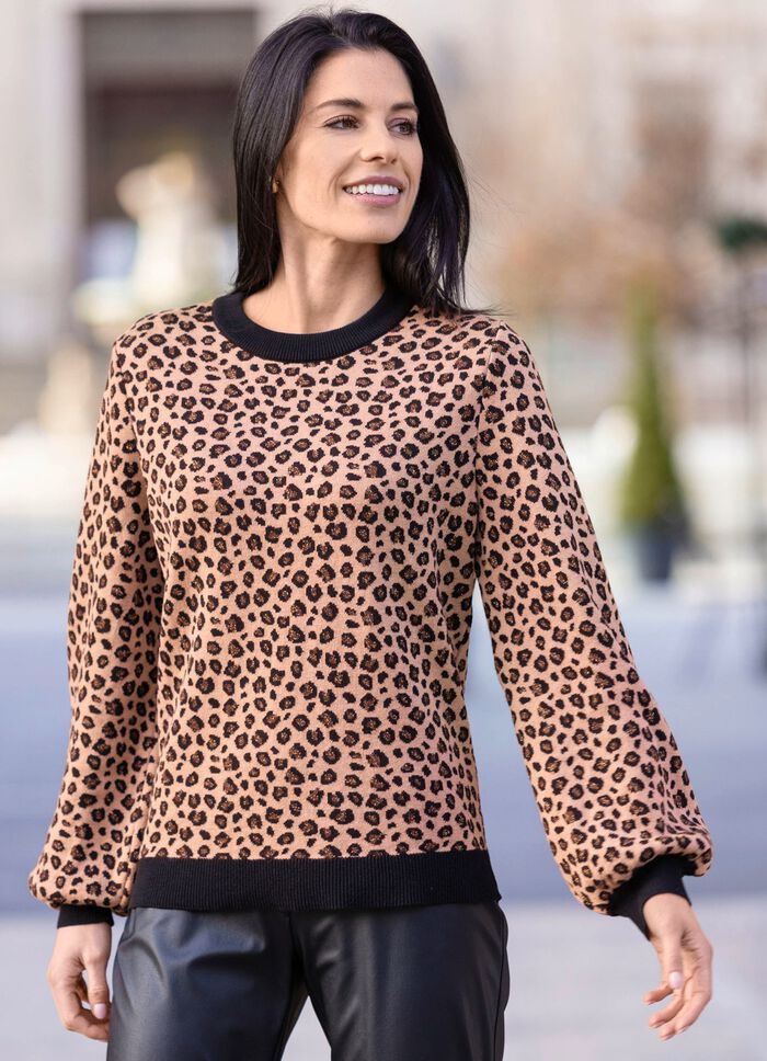 Pullover mit Glitzereffekt 