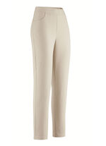 Kn&ouml;chellange Hose in bequemer Schlupfform BEIGE